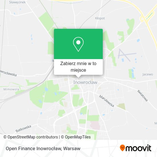 Mapa Open Finance Inowrocław