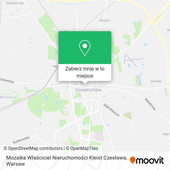 Mapa Mozaika Właściciel Nieruchomości Kleist Czesława