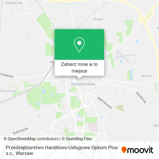 Mapa Przedsiębiorstwo Handlowo-Usługowe Opkom Plus s.c.