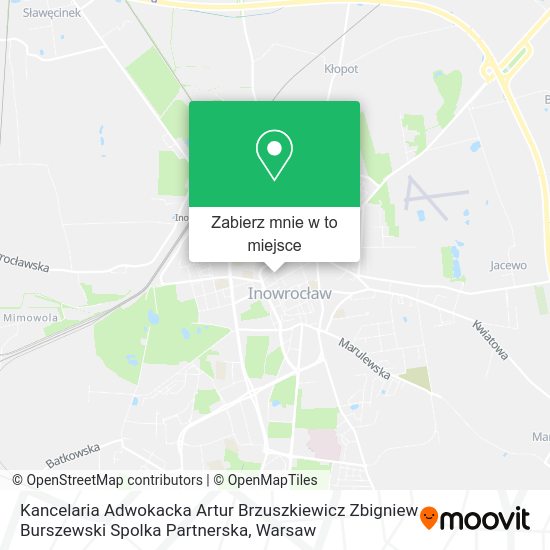 Mapa Kancelaria Adwokacka Artur Brzuszkiewicz Zbigniew Burszewski Spolka Partnerska