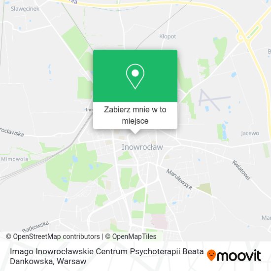 Mapa Imago Inowrocławskie Centrum Psychoterapii Beata Dankowska