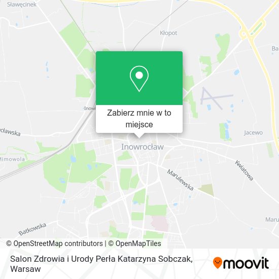 Mapa Salon Zdrowia i Urody Perła Katarzyna Sobczak