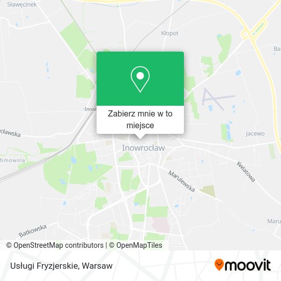 Mapa Usługi Fryzjerskie