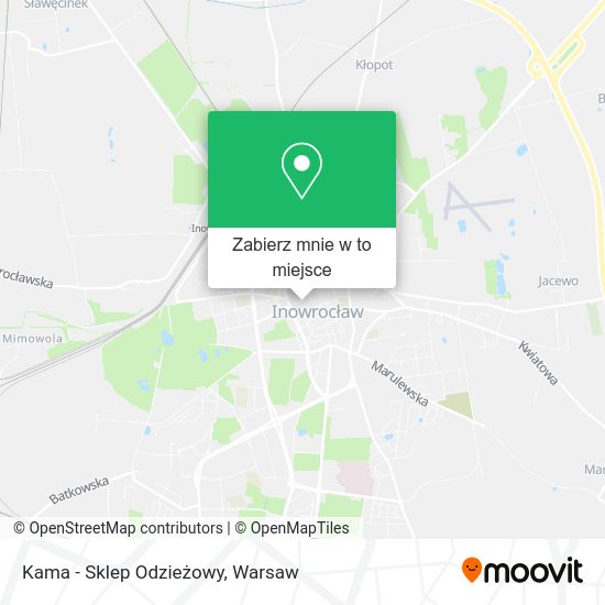 Mapa Kama - Sklep Odzieżowy