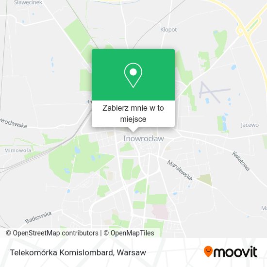 Mapa Telekomórka Komislombard