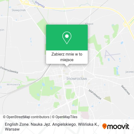 Mapa English Zone. Nauka Jęz. Angielskiego. Wilińska K.