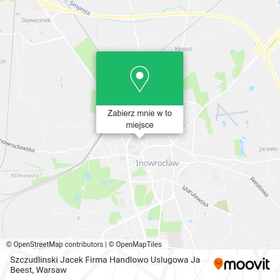 Mapa Szczudlinski Jacek Firma Handlowo Uslugowa Ja Beest