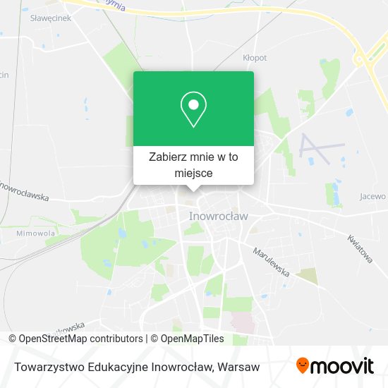 Mapa Towarzystwo Edukacyjne Inowrocław