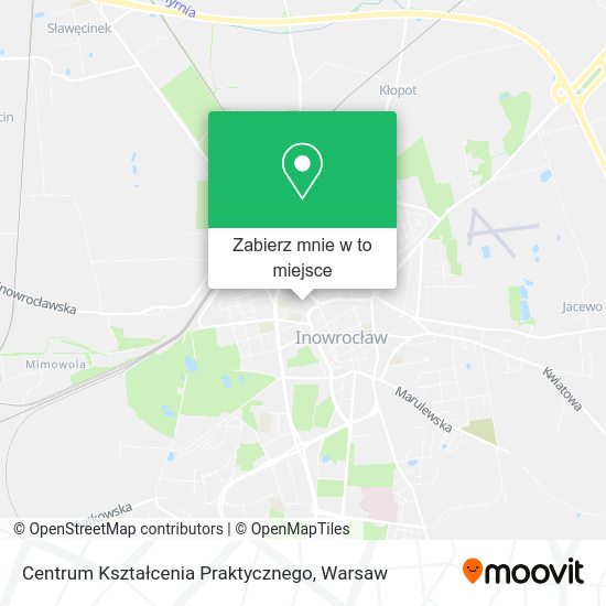 Mapa Centrum Kształcenia Praktycznego