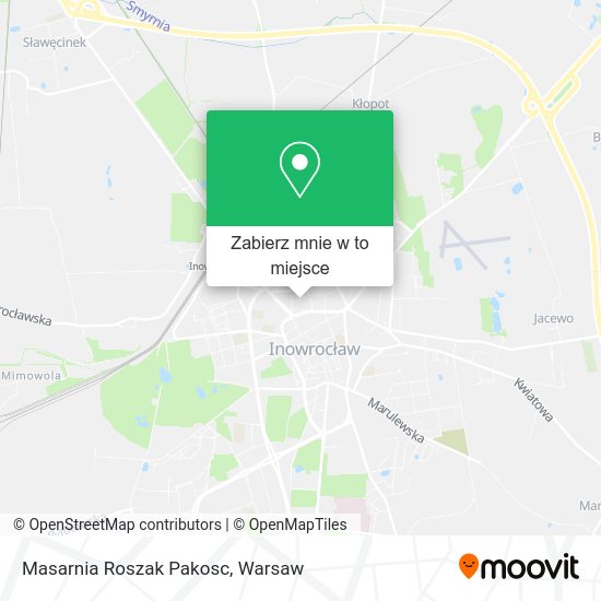 Mapa Masarnia Roszak Pakosc