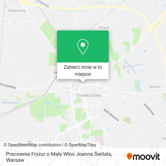 Mapa Pracownia Fryzur o Mały Włos Joanna Świtała