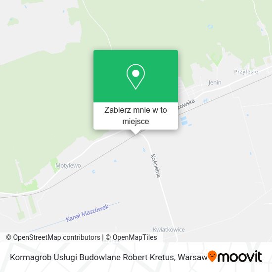 Mapa Kormagrob Usługi Budowlane Robert Kretus