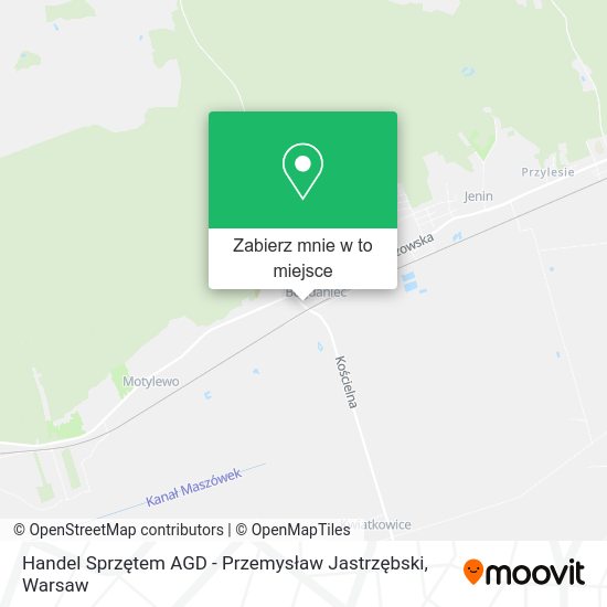 Mapa Handel Sprzętem AGD - Przemysław Jastrzębski