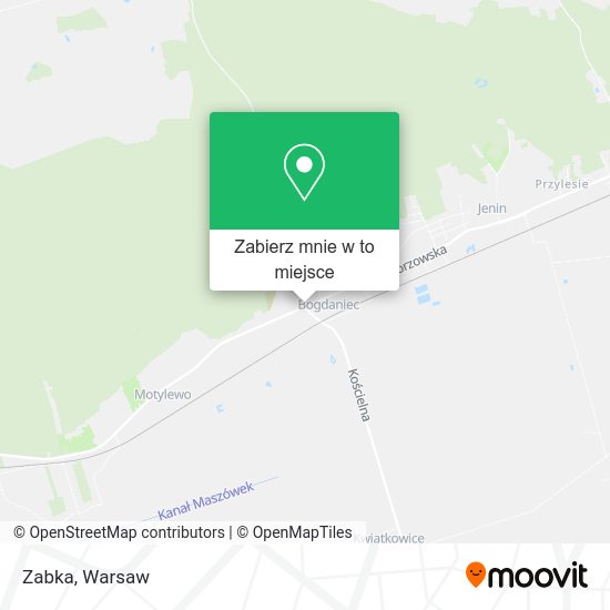 Mapa Zabka