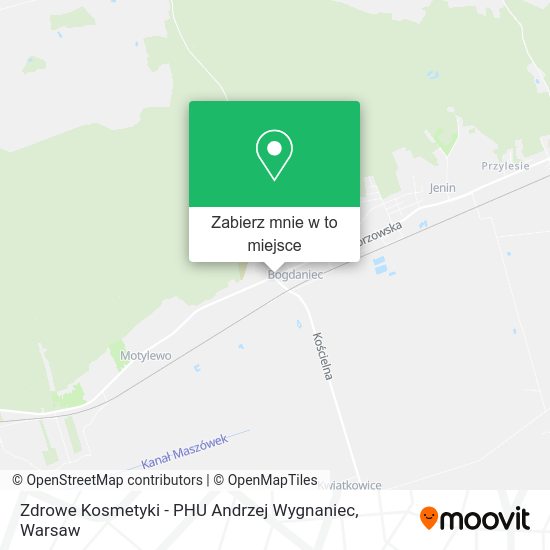 Mapa Zdrowe Kosmetyki - PHU Andrzej Wygnaniec