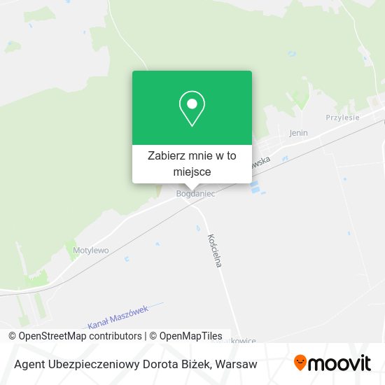 Mapa Agent Ubezpieczeniowy Dorota Biżek