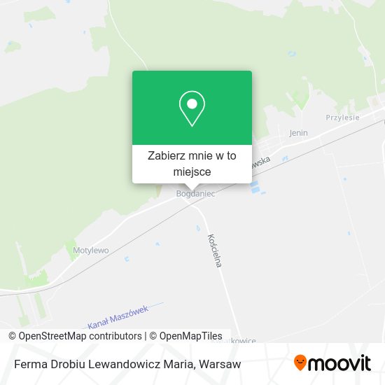 Mapa Ferma Drobiu Lewandowicz Maria