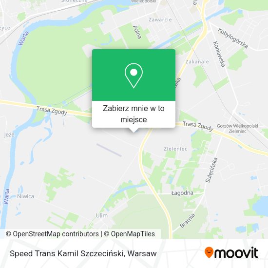 Mapa Speed Trans Kamil Szczeciński