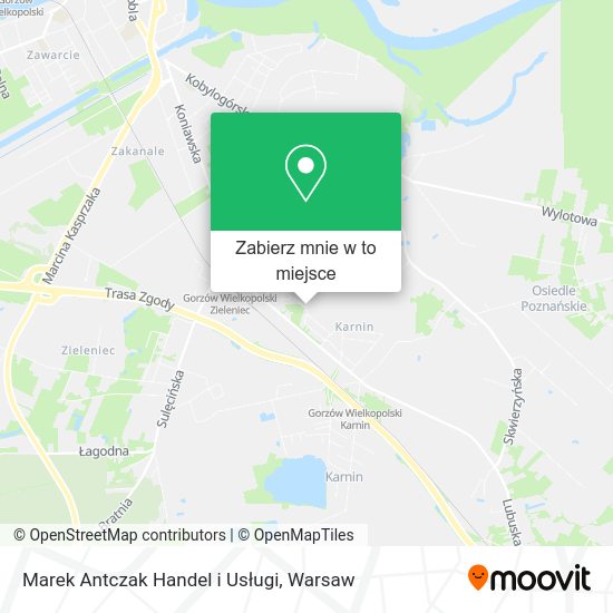 Mapa Marek Antczak Handel i Usługi