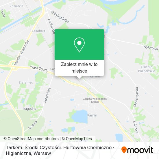 Mapa Tarkem. Środki Czystości. Hurtownia Chemiczno - Higieniczna