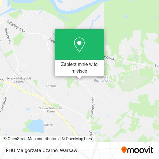 Mapa FHU Malgorzata Czarne