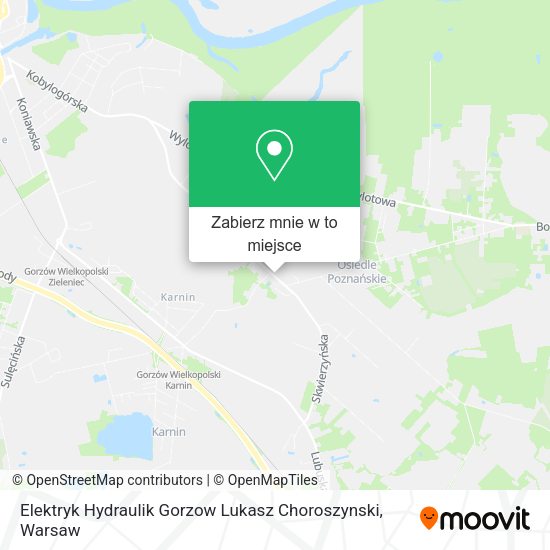 Mapa Elektryk Hydraulik Gorzow Lukasz Choroszynski