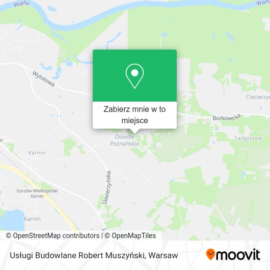 Mapa Usługi Budowlane Robert Muszyński