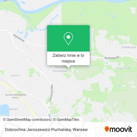 Mapa Dobrochna Jaroszewicz-Puchalska