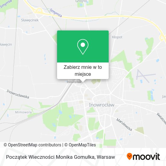 Mapa Początek Wieczności Monika Gomułka