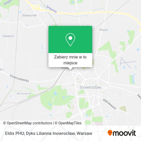 Mapa Eldix PHU, Dyks Lilianna Inowrocław