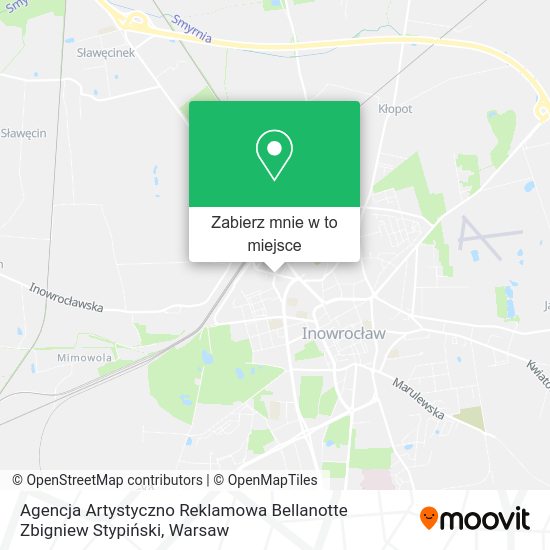 Mapa Agencja Artystyczno Reklamowa Bellanotte Zbigniew Stypiński