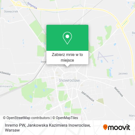 Mapa Inremo PW, Jankowska Kazimiera Inowrocław