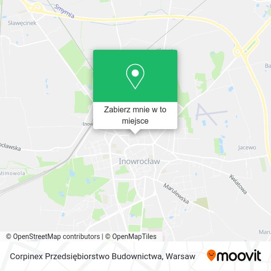 Mapa Corpinex Przedsiębiorstwo Budownictwa