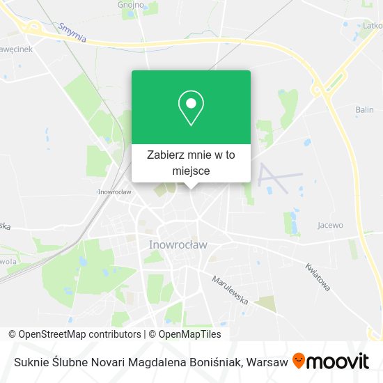 Mapa Suknie Ślubne Novari Magdalena Boniśniak