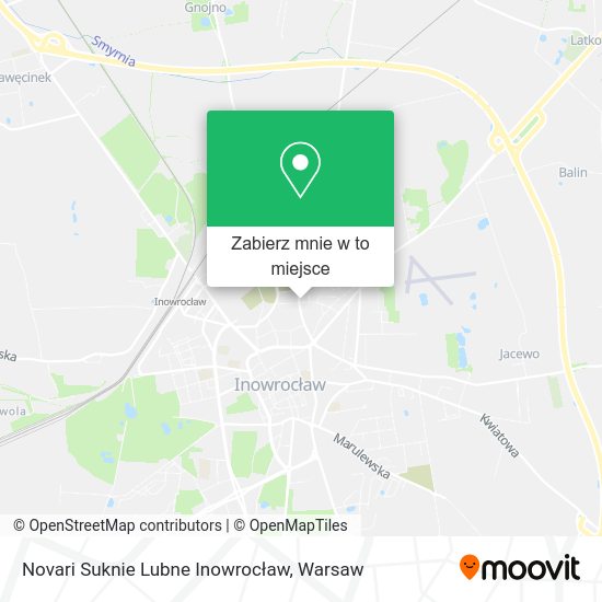 Mapa Novari Suknie Lubne Inowrocław