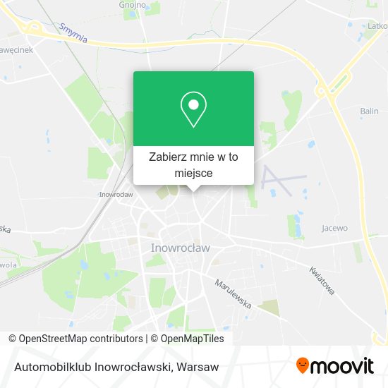 Mapa Automobilklub Inowrocławski