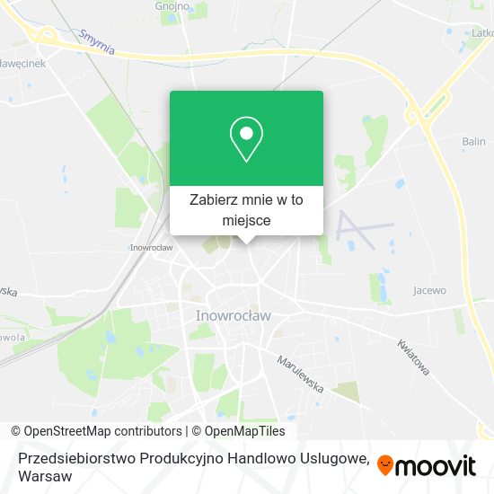 Mapa Przedsiebiorstwo Produkcyjno Handlowo Uslugowe