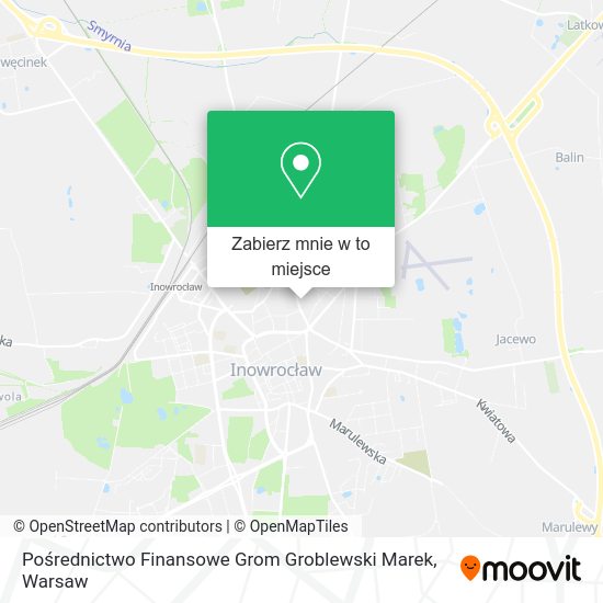 Mapa Pośrednictwo Finansowe Grom Groblewski Marek