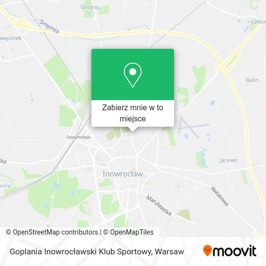 Mapa Goplania Inowrocławski Klub Sportowy