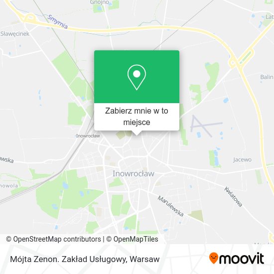 Mapa Mójta Zenon. Zakład Usługowy