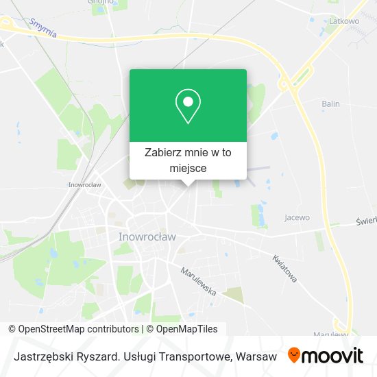 Mapa Jastrzębski Ryszard. Usługi Transportowe