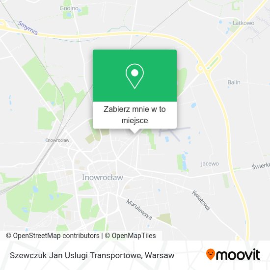 Mapa Szewczuk Jan Uslugi Transportowe