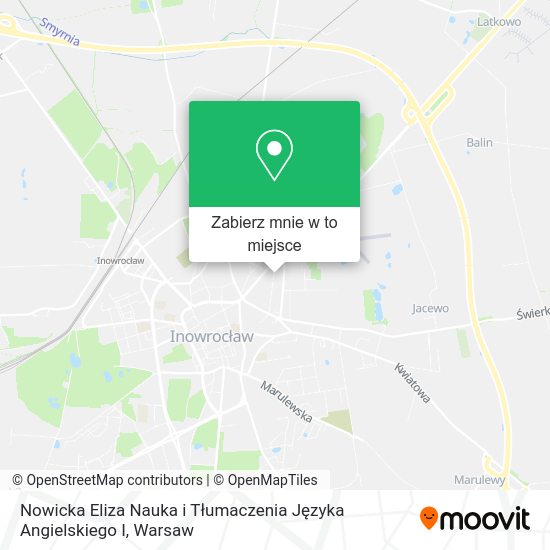 Mapa Nowicka Eliza Nauka i Tłumaczenia Języka Angielskiego I