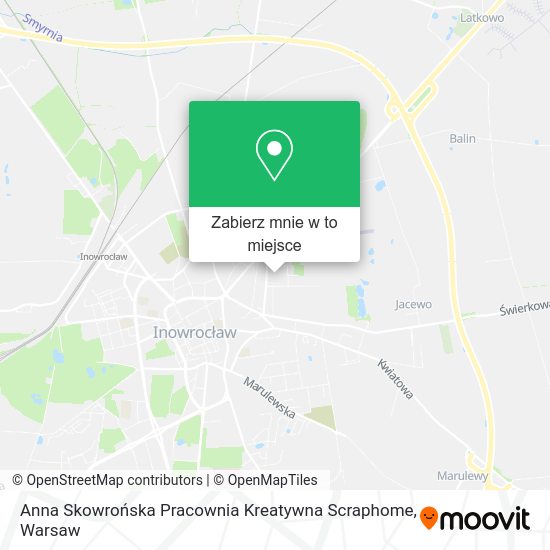 Mapa Anna Skowrońska Pracownia Kreatywna Scraphome