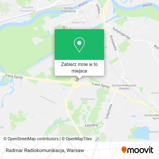 Mapa Radmar Radiokomunikacja