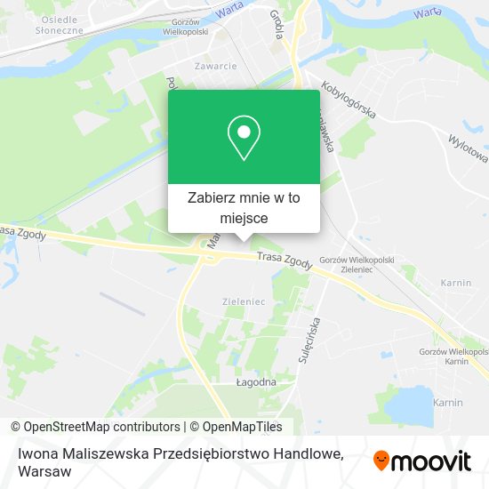 Mapa Iwona Maliszewska Przedsiębiorstwo Handlowe