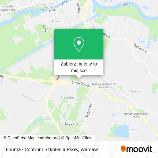 Mapa Enuma - Centrum Szkolenia Psów