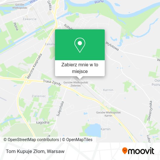 Mapa Tom Kupuje Złom