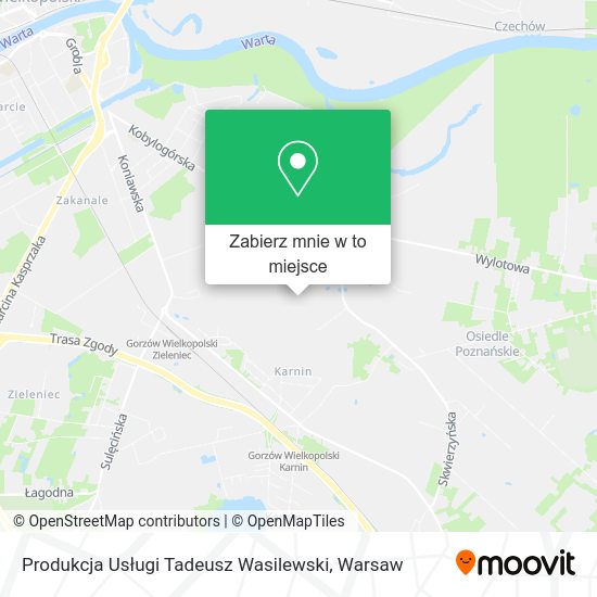 Mapa Produkcja Usługi Tadeusz Wasilewski