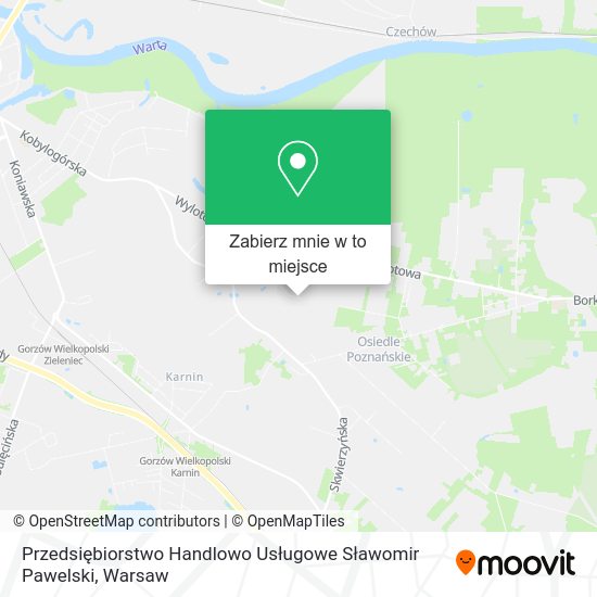 Mapa Przedsiębiorstwo Handlowo Usługowe Sławomir Pawelski